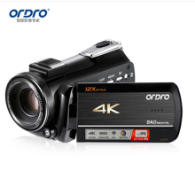 欧达（ORDRO）AC5 4K光变摄像机高清数码DV专业摄录一体机12倍光学120倍智能变焦增强5轴防抖家用直播婚庆