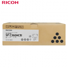 理光（Ricoh）SP C360HC 黑色墨粉盒1支装 适用于SP C360DNw/C360SFNw