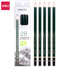 得力 2B木质铅笔铅笔 12支/盒 7084